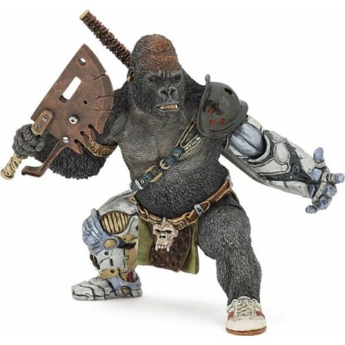 Detailed Papo Mutant Gorilla Warrior Toy Figure