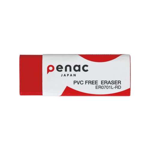 Penac PVC mentes radír, piros, 5,9x2,1x1cm