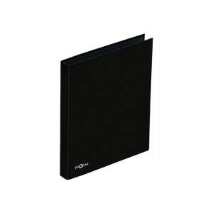 Pagna A4 nyomtatott karton 25mm 4 gyűrű fekete gyűrűs mappa - Pagna
