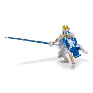 Papo Drachen Schild Gepanzerter Soldat Blau, 10 cm, Actionfigur, Spielzeug, Ritter, Mittelalter, Fantasy, Sammlerstück - Papo Figuren