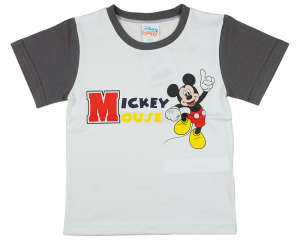 Disney fiú Póló - Mickey Mouse #fehér-szürke - 80-as méret 31324442 Gyerek póló - Fiú