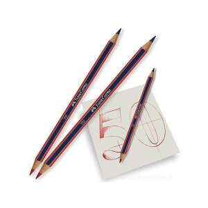 Faber-Castell Postairón Bleistifte, rot und blau, 2er Pack - Schreibwaren & Schreibmaterial