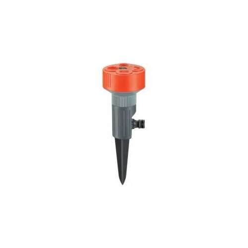 Gardena Classic Twist 4-surface sprinkler with quick connector, adjustable for circle, semicircle, square, and rectangle watering patterns