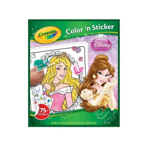 Disney Hercegnők: Kifestő matricával - Crayola