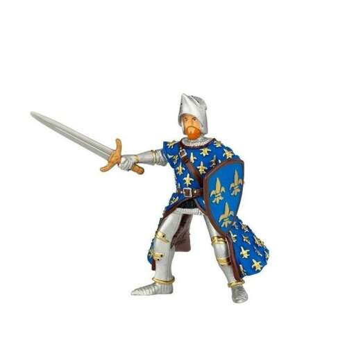 Papo Philip the Duke, blue, knight figure, toy, action figure, medieval, historical, collectible