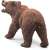 Schleich Grizzly medve figur, hátulnézet, realisztikus barna medve játék, vadállat figura, nagyszerű a fantáziadús játékhoz