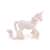 Papo Enchanted Unicorn Figurine, white unicorn with pink mane and tail, detailed and realistic