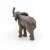 Papo African Elephant Figurine, back view