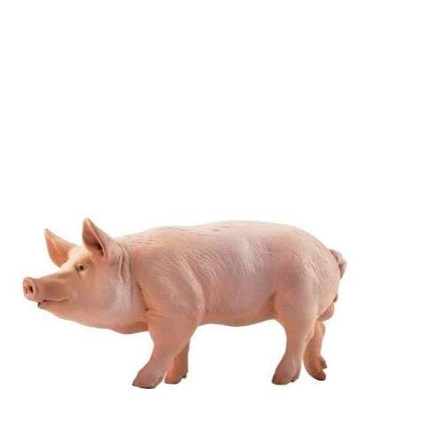 Papo Pig Figurine, realistic farm animal toy, pig model for kids, playset, educational toy