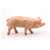 Papo Pig Figurine, realistic farm animal toy, pig model for kids, playset, educational toy