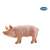 Papo Pig Figurine, realistic farm animal toy, pig model for kids, playset, educational toy