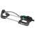 Gardena EcoLine Square Sprinkler, black and silver, angled view