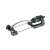 Gardena EcoLine Square Sprinkler, black and silver, angled view