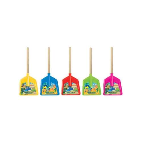 Lopată Wader cu mâner scurt din lemn, 39 cm, culori asortate