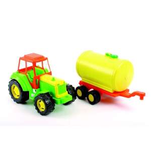 Wader Traktor utánfutóval - Játék - 69 cm 84754972