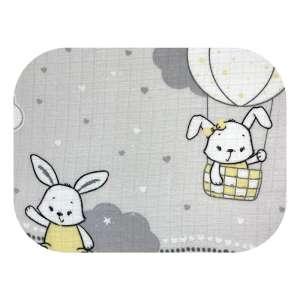 Scutec textil de calitate Ega - Iepuras #gri-galben (U025)