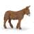 Papo 51168 brown donkey figurine, realistic animal toy for kids