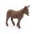 Papo 51168 brown donkey figurine, realistic animal toy for kids
