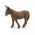Papo 51168 brown donkey figurine, realistic animal toy for kids