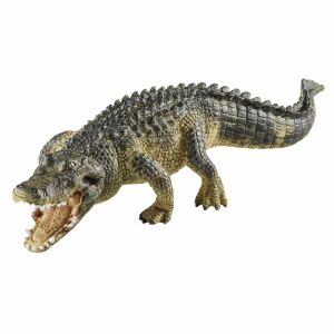 Schleich Alligator Figure with Open Mouth - Toy Alligator for Kids - Schleich