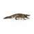 Schleich Alligator figure, side view, realistic, detailed, green, brown, toy, animal, play, pretend, learning, education