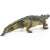 Schleich Alligátor figura, hátulnézet, valósághű, részletes, zöld, barna, játék, állat, játék, képzelődés, tanulás, oktatás