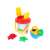 Sand bucket set with shovel, rake, watering can, and molds