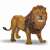 Papo Lion Figurine, front view, realistic animal toy for kids