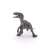 Papo Velociraptor dinosaur figure, side view, realistic, detailed, collectible, toy for kids
