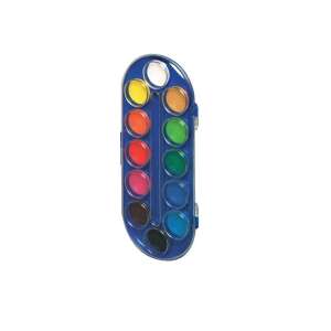 Herlitz ovales 12-Farben-Wasserfarben-Set - Schreibwaren & Schreibmaterial