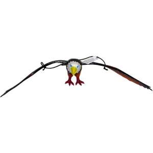 Plastic eagle, 36 cm, realistic looking, for decoration, garden, home, party - Figure