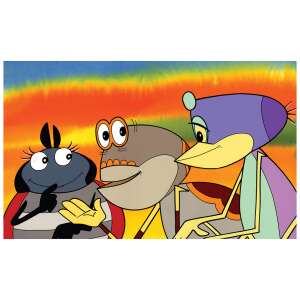 Vizipók-Csodapók IV. norul deasupra lacului diafilm, imaginea diafilmului, ilustrația diafilmului - Filme diapozitive