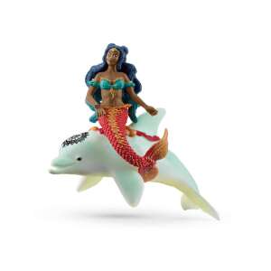 Schleich Bayala Isabella the Mermaid riding a dolphin, figurine - Schleich