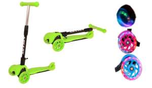 Edi háromkerekű összecsukható Roller #zöld