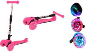 Edi háromkerekű összecsukható Roller #rózsaszín