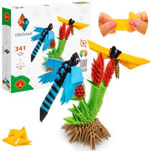 Alexander 3D origami kit - dragonfly, 341 pieces, 24x13x17 cm, 8+ years old, includes instructions, paper elements, create your own dragonfly - Creative Toy