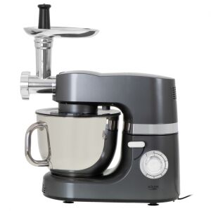Adler AD 4221 stand mixer with meat grinder attachment, side view - Hand Chopper and Kitchen Machine