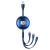 USAMS Kabel U69 3w1 1m niebieski/blue(lightning/microUSB/USB-C) SJ508USB02 (US-SJ508) 56232563