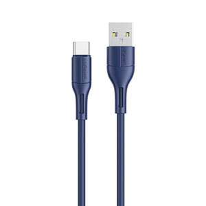 Kabel USAMS U68 USB-C do USB, niebieski, 1 metr, szybkie ładowanie - USAMS Kabel USB