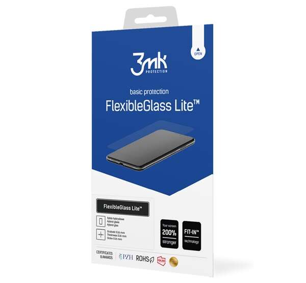 3MK FLEXIBLE GLASS LITE képernyővédő üveg (2.5D, flexibilis, leke...