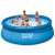 Надуваем басейн Intex Easy Set, диаметър 366 см, височина 76 см, син, семейство използва басейна
