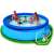 Intex Easy Set inflatable pool, 366cm diameter, 76cm height, blue, family using the pool