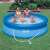 Intex Easy Set inflatable pool, 366cm diameter, 76cm height, blue, family using the pool