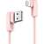 Cablu unghi USAMS U-flow Lightning 1,2 m 2A roz IPUSBCY03 (US-SJ165) 133768525
