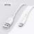Cablu microUSB USAMS U68, alb, 1 metru, încărcare rapidă 2A