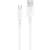 USAMS U68 microUSB kábel, fehér, 1 méter, 2A gyors töltés
