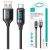 USAMS cable braided U78 USB-C 1.2m LED 6A fast charging black SJ544USB01 (US-SJ544) 56234776