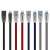 USAMS U-Light Series geflochtenes Lightning-Kabel, 6 Farben, 1,2 m
