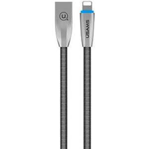 USAMS U-Light Series geflochtenes Lightning-Kabel, grau, 1,2 m - Lightning-Kabel