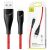 USAMS Kabel pleciony U41 lightning 3m2A czerwony/red SJ397USB02 (US-SJ397) Fast Charge 56235626